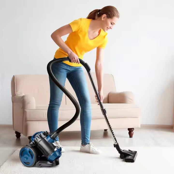UFESA - Aspiradora sin bolsa ZERI multiciclónica 800 W, 18 kPa y filtro HEPA para limpieza profunda en hogares con alérgenos, color azul - 1