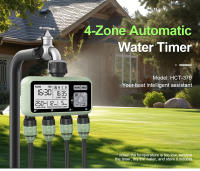 Reswat Timer De Agua Multifuncional Con 4 Salidas Sprinklers Adaptación De Calibre Instalación Conveniente Herramientas Jardín Para Jóvenes - details 3