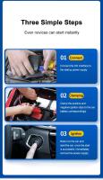 Arrancador de coche portátil de 600 A y 12 V, dispositivo de arranque de emergencia, para iluminación de arranque del coche - details 8