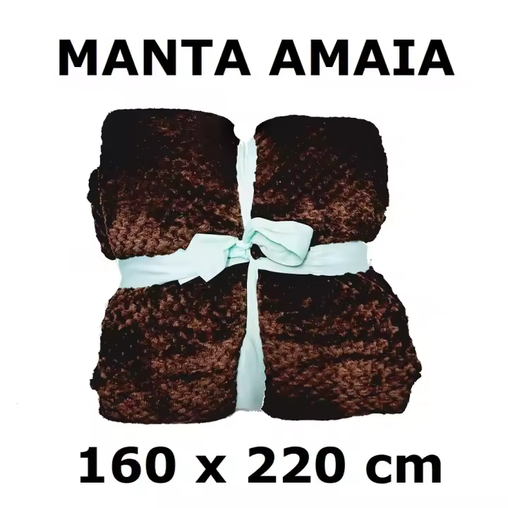 COLCHA MANTA AMAIA SHERPA EFECTO GANALE 160x220CM,cm,fespu - 1