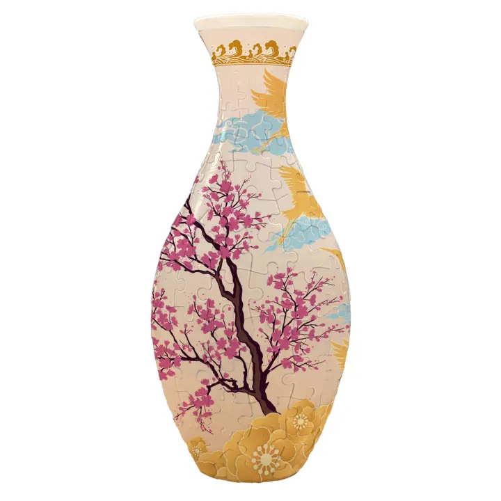 Vaso De Puzle 3D CONUSEA Bloques De Construcción Únicos 160 Piezas Piezas Curvadas Para Arreglo De Flores Regalo De Acogida Para El Hogar - 1