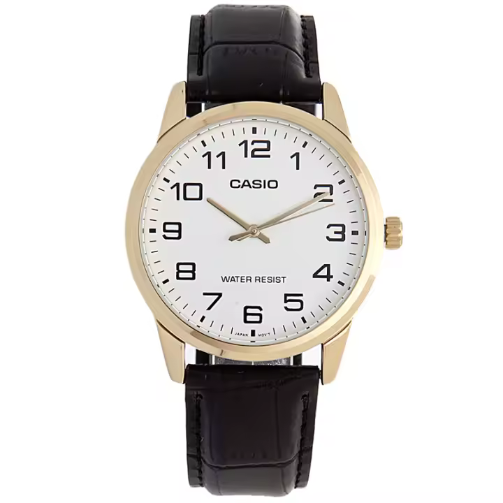 Casio Mtp-v001gl-7budf  Reloj Para Para Hombre Color Negro - 1