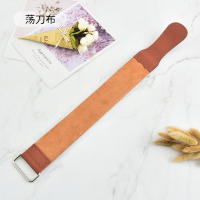 Cinturón De Afilado De Cuero Genuino Para Cuchillo De Barbería Y Navaja Fija Y Plegable Afilador De Cinturón De Pulido - details 7