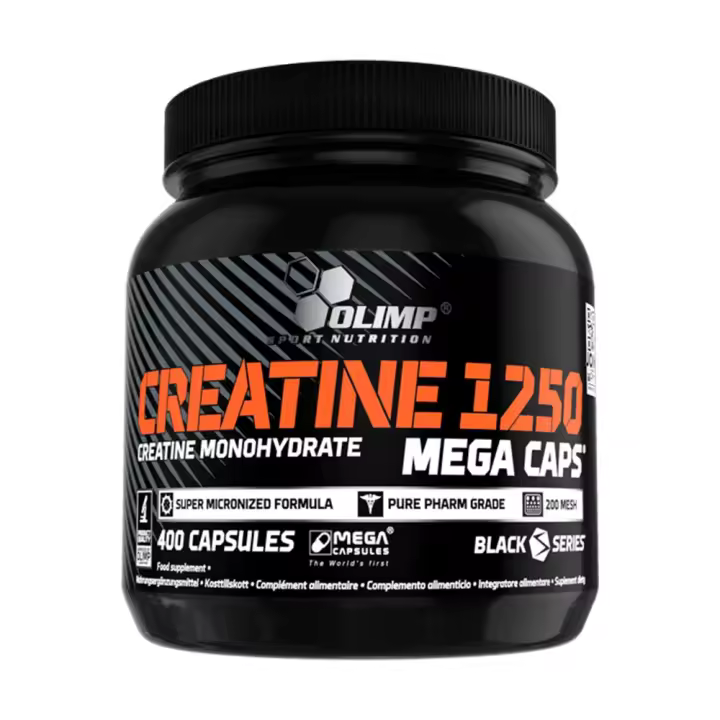 Olimp Sport Nutrition - Creatine Mega Caps 400 caps - Cápsulas de creatina de alta calidad - 1