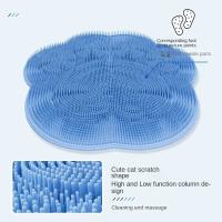Cepillo De Masaje De Silicona Para El Cuerpo Con Esponja Antideslizante Para Ducha Y Baño Herramienta De Limpieza Corporal Exfoliante Para Hombres Mujeres Niños - details 3