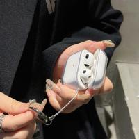 Funda Transparente De Color Sencillo Para AirPods 1 O 2 3 4 pro 2 Cubierta Protectora Para Auriculares Material De Plástico - details 7