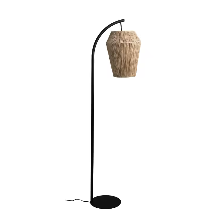 LAMPARA SUELO FIBRA EN SOPORTE METAL HM472464 FIJALO - 1