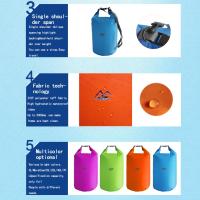 Bolsa Seca Impermeable Aolikes Para Natación Y Pesca En Río Bolsa Flotante De Deportes Acuáticos De Polyester 5L/10L/20L/40L/70L Disponibles En 4 Colores - details 8