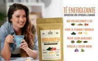 Camino de Cabras - Té Energético & Vigorizante - Aumenta la Energía, Concentración y Memoria - Té Verde, Matcha, Yerba Mate, Té Blanco, Té Negro, Espirulina, Guaraná - Infusión Antioxidante, 100g - details 0