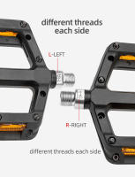 Pedales De Bicicleta MZYRH De Nylon Reflectante Con 3 Rodamientos Ultraligeros Antideslizantes Impermeables Para MTB Y Carretera Piezas De Bicicleta - details 7