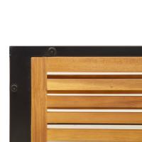 vidaXL Mesa de jardín de madera maciza de acacia 68x68x30 cm Conjunto Terraza Muebles Jardín Exterior Juego de Muebles de jardín Mueble Jardín Exterior Muebles de Salon Exterior - details 6
