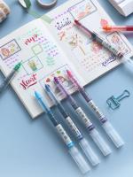 10 Pcs De Rotuladores Gel De Colores 0.5mm Alta Capacidad Secado Rápido Para Estudiantes Toma De Notas Marcado Dibujo Libro De Contabilidad - details 4