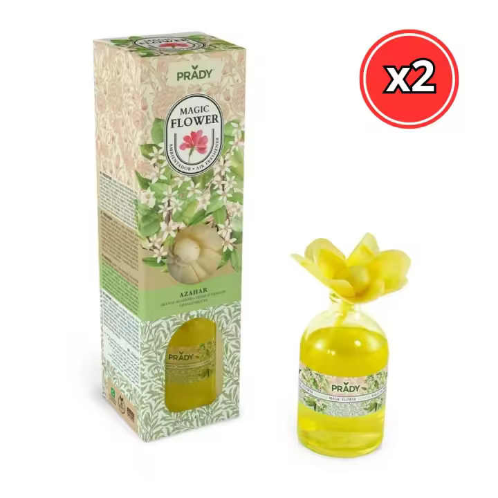 Prady Ambientador Flor Aromas Variados - 100 Ml - Pack de 2 o 5 Unidades - Perfumar y Decorar Ambientes - 1