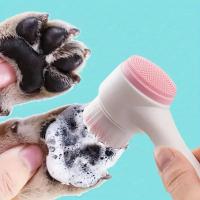 Cepillo De Masaje Y Limpieza Para Pies De Mascotas De Silicona Herramienta De Grooming Para Perros Para Coats Saludables Y Uñas - details 1