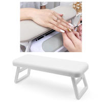 Almohadilla Plegable Para Arte De Uñas Con Manta Set De Manicura Soporte De Muñeca Almohadilla De Braza Con Asientos Para Uñas - details 1