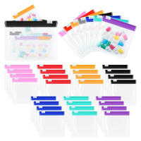 7PCS Bolsas Reutilizables Para Medicamentos Y Joyas Organizador De Almacenamiento Con Cierre De Cremallera Colores Variados - details 1