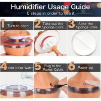 Humidificador Difusor de aire Humidificador Aroma 300 ml Marrón oscuro - details 3