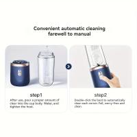 Extractor de Jugo USB Portátil.Recargable · 2 tazas incluidas · 6 cuchillas.Licuado rápido y silencioso · Tapa deportiva.Ideal para viajes, cocina y regalos. - details 7