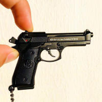 Pistola De Juguete De Aleación 1:3 92F Adorno Para El Hogar Decoración De Artefactos De Metal Desmontable Regalo Para Fiestas Colgante Para Llaves - details 4