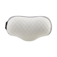 Cojín de masaje de espuma viscoelástica transpirable con calefacción y vibración, alimentado por USB, tracción elástica de cuello y cintura de 135° - details 8