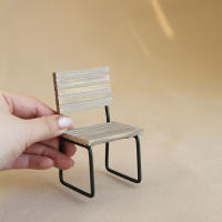 Juego De Muebles De Jardín De Hierro Fundido a Escala 1:12 Para Muñecas Bjd Ob11 Casa De Muñecas Accesorios De Interiores Estilo Pastoral - details 3