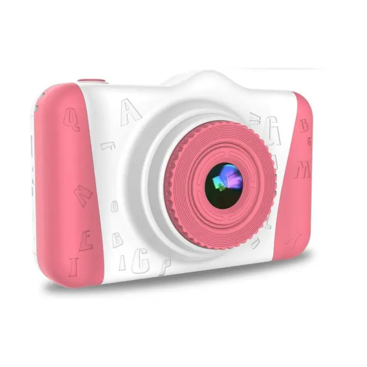 Cámara para Niños WOWGO X8, 3.5'' Digital Selfie Infantil, 12MP, 1080P HD, Lente Dual, 32 GB Tarjeta TF, Regalo Niños, Rosa, ENVIO 24H - 1