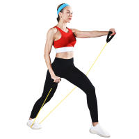 Banda De Resistencia Con Manijas 5 Niveles Ejercicio De Entrenamiento De Fitness Bandas Elásticas Para Fortalecimiento Muscular Y Acondicionamiento Corporal - details 6