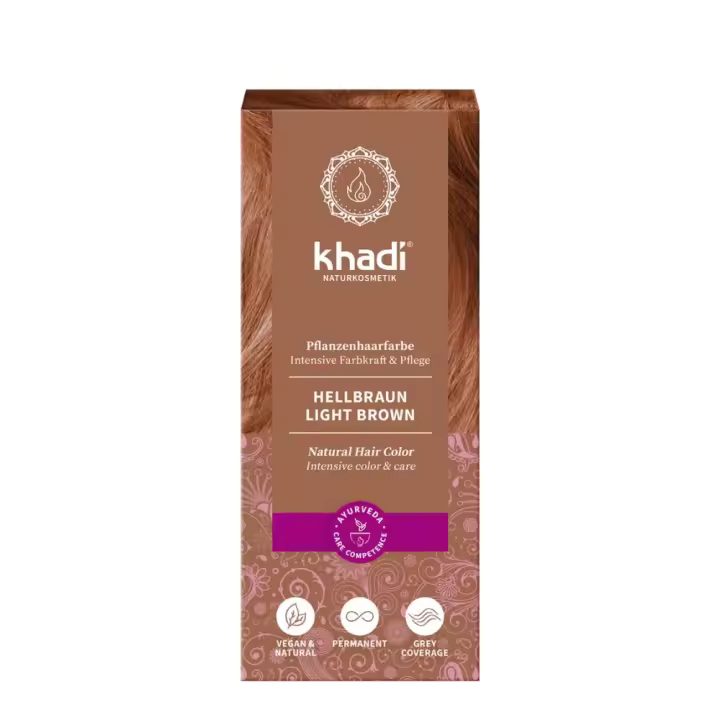 Khadi Henna Bio Castaño Claro 100g - 1