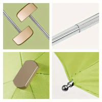 Mini Paraguas UV Plegable De Viaje Portátil Protección Solar Y Lluvia UPF50+ Vinilo Cubierta Negra Para Adultos Sombrilla Capsula - details 5