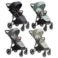 Niu – Silla de Paseo Cochecito de bebé VentT+ Capota XXL – Respaldo y Reposapiés ajustasble – Amortiguación 4 ruedas y chasis de aluminio – plegado compacto – Mosquitera y plástico de lluvia - details 2
