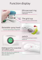 Humidificador De Vapor Facial Con Ozono Limpieza Profunda Para El Rostro Máquina De Vapor Para Spa En Casa Y Salón Cuidado De La Piel Blanqueador - details 6