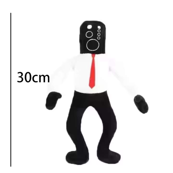 Juguete De Peluche Skibidi Toilet 28cm Anime Suave Y Cálido Decoración De Habitación Regalo De Cumpleaños Y Navidad Para Niños Colección - 1