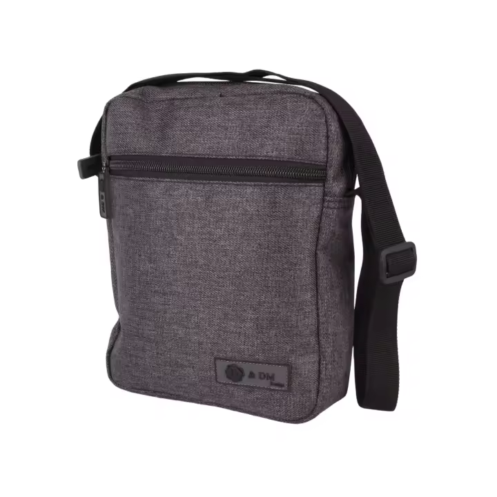 Bolsa Negra con Cordón L&DM | Práctica y Estilizada Bolsa de Hombro para Hombres - 1