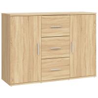Aparador de madera contrachapada 91x29,5x65 cm Mueble de Almacenaje de Salón, Buffet para salón, Armario Auxiliar, Armario de Almacenamiento - details 4