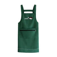 Aguasalo Apron De Cocina Con Bolsillos Y Cierre De Cremallera Fabricado En No-Vuelta Tela Moda Doméstica Para Uso En La Casa - details 0