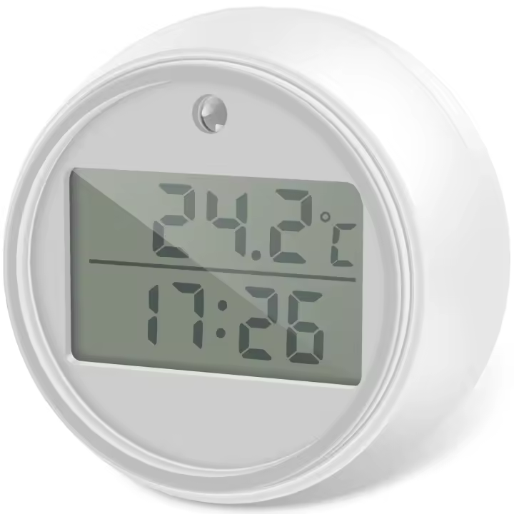 Termómetro De Baño Con Timer Impermeable Pequeño Y Flotante Para Agua Caliente Y Fría Pantalla Clara Con Luz Destellante - 1
