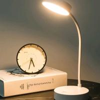 Lámpara De Escritorio LED Portátil Con Cable USB Y Pilas Iluminación De Mesa Soporte 3 Colores Deslizables Protección Ocular Para Dormitorio Lámpara De Borde - details 2