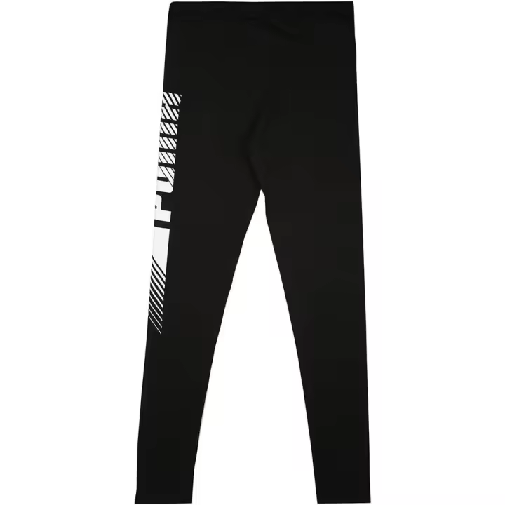 PUMA ESS Graphic Leggings G - Mallas Deporte Niñas (843763) negro-blanco - Leggings Deportivos de Niñas PUMA ESS Graphic G en Negro y Blanco - 1