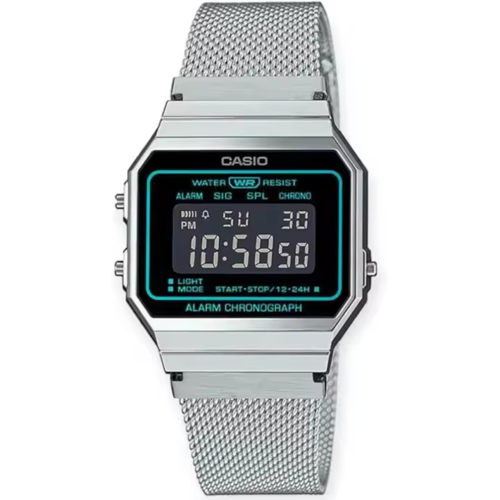 Casio Reloj Vintage A700WEMS-1BEF Hombre Acero - 1