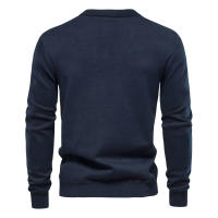 Nueva Chaqueta De Algodón AIOPESON 2024 Para Hombre Estilo Casual Monofrontal Color Sólido De Alta Calidad Para Otoño Y Invierno - details 4