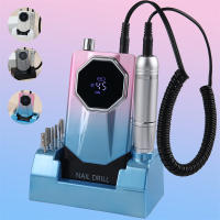 Kit De Máquina De Uñas Profesional Recargable Portátil Con Soporte Para Manicura Y Uñas De Acrílico Velocidad Máxima De 45000RPM - details 1