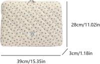 Funda para portátil acolchada con estampado floral, funda para portátil, funda estética para portátil, funda para portátil de 15" - details 4