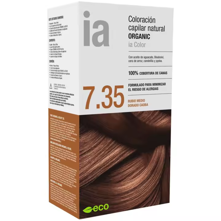 Interapothek Tinte Pelo 7.35 Rubio Medio Dorado Caoba - 1