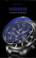 Reloj Mecánico Automático GUANQIN Para Hombre Con Correa De Acero Inoxidable Cristal De Zafiro Resistente Al Agua Luminoso Estilo Militar Piloto Clásico - details 7