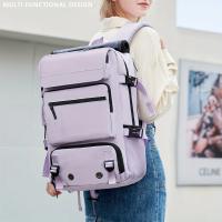 Mochila unisex de senderismo de gran capacidad con correas ajustables y compartimento para zapatos, ideal para acampar al aire libre, para la universidad, para el trabajo, apta para portátiles de 16 pulgadas y libros. - details 4