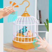 Juguete Electrónico De Cotorra Con Sonido Y Luz Controlado Por Voz Caja De Aves Regalo Para Niños Edad 3-12 Años Juguete Luminoso - details 3