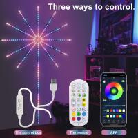 Tiras LED De Fuegos Artificiales Cambio De Color RGB Con Control Remoto Y Bluetooth DC 5V USB Para Decoración De Hogar - details 0