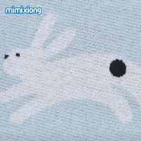 Manta de Bebe de Algodón con estampado de conejito, tack de DOT para recien nacidos, Manta y Segura para niños y niños - details 5