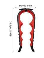 Abrepuertas Multifuncional Cuatro En Uno Anti Deslizamiento Para Botellas Y Lata Herramienta De Cocina De Aleación De Aluminio - details 3