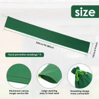 Bolsas De Arena Reutilizables Grandes Y Fuertes De Lona Gruesa Barriera De Agua Para Prevención De Inundaciones - details 6